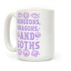 Dungeons, Dragons, And Goths Coffee Mug Dungeons, Dragons, And Goths Coffee Mug