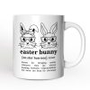 Easter Bunny Definition Personalized Mug, Funny Spring Gift With Custom Name Easter Bunny Definition Personalized Mug, Funny Spring Gift With Custom Name