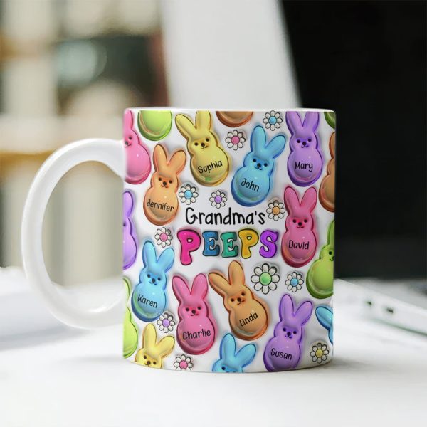 Easter Bunny Vibrant 3D Inflated Effect Mug Personalized Gift For Mother's Day HO82 893560 Easter Bunny Vibrant 3D Inflated Effect Mug Personalized Gift For Mother's Day HO82 893560