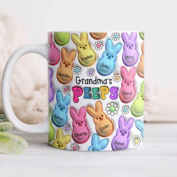 Easter Bunny Vibrant 3D Inflated Effect Mug Personalized Gift For Mother's Day HO82 893560 Easter Bunny Vibrant 3D Inflated Effect Mug Personalized Gift For Mother's Day HO82 893560