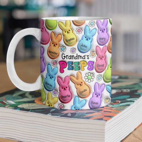 Easter Bunny Vibrant 3D Inflated Effect Mug Personalized Gift For Mother's Day HO82 893560 Easter Bunny Vibrant 3D Inflated Effect Mug Personalized Gift For Mother's Day HO82 893560