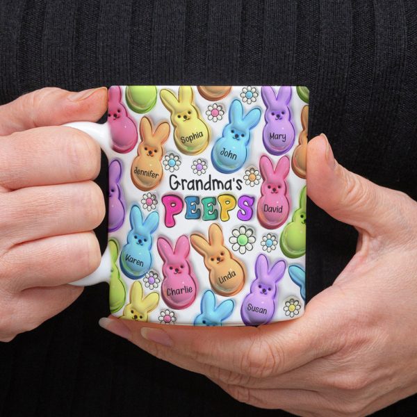 Easter Bunny Vibrant 3D Inflated Effect Mug Personalized Gift For Mother's Day HO82 893560 Easter Bunny Vibrant 3D Inflated Effect Mug Personalized Gift For Mother's Day HO82 893560
