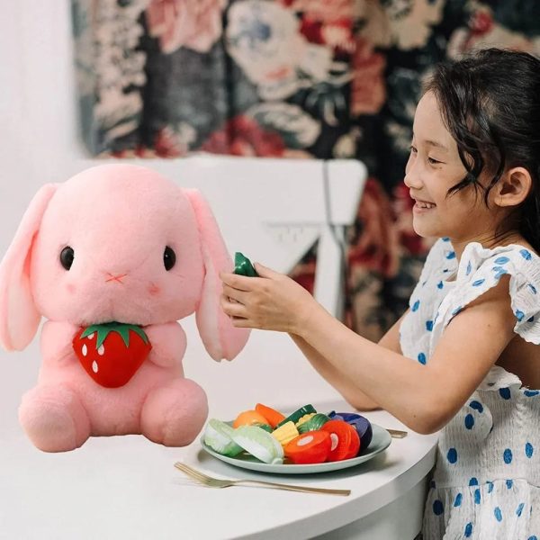 Easter White Rabbit Plush Toy with Carrot Easter White Rabbit Plush Toy with Carrot