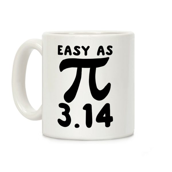 Easy as 3.14 - Pi Coffee Mug Easy as 3.14 - Pi Coffee Mug