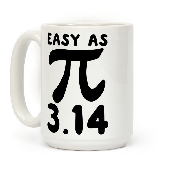 Easy as 3.14 - Pi Coffee Mug Easy as 3.14 - Pi Coffee Mug
