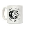Eat Trash Hail Satan Possum Coffee Mug Eat Trash Hail Satan Possum Coffee Mug