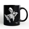 Eccentric Gothic Smoking Nun Personalized Mug, Unique Halloween Gift with Custom Name Eccentric Gothic Smoking Nun Personalized Mug, Unique Halloween Gift with Custom Name