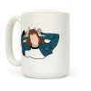 Eddie Munson Silhouette Coffee Mug Eddie Munson Silhouette Coffee Mug