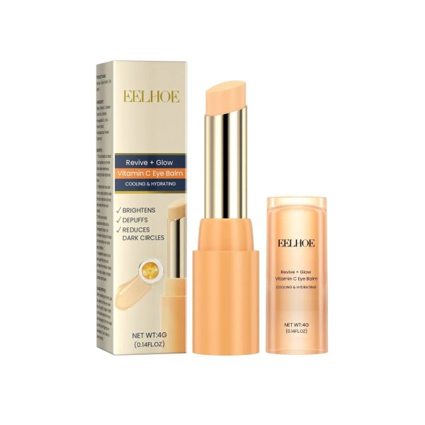 Eelhoe Vitamin C Eye Cream Stick Moisturizing & Brightening For Dark Circles, Puffiness, & Fine Lines Eelhoe Vitamin C Eye Cream Stick Moisturizing & Brightening For Dark Circles, Puffiness, & Fine Lines