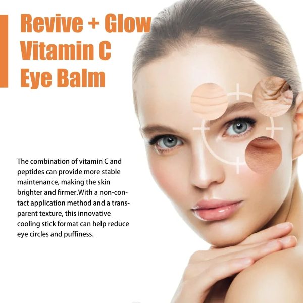 Eelhoe Vitamin C Eye Cream Stick Moisturizing & Brightening For Dark Circles, Puffiness, & Fine Lines Eelhoe Vitamin C Eye Cream Stick Moisturizing & Brightening For Dark Circles, Puffiness, & Fine Lines