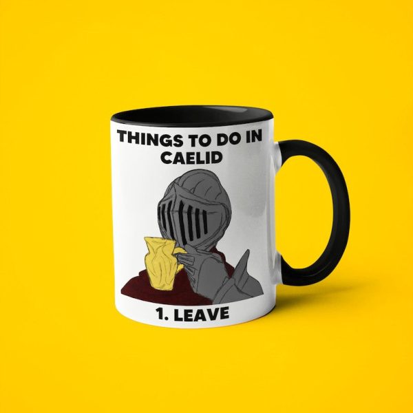 Elden Ring Things To Do In Caelid Leave Funny - Accent Ceramic Mug Elden Ring Things To Do In Caelid Leave Funny - Accent Ceramic Mug