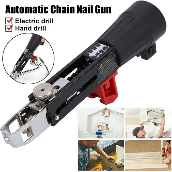 Electric Automatic Chain Nail Adapter Gun Electric Automatic Chain Nail Adapter Gun