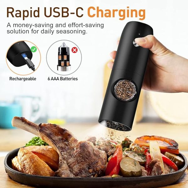 Electric Automatic Salt And Pepper Grinder Electric Automatic Salt And Pepper Grinder