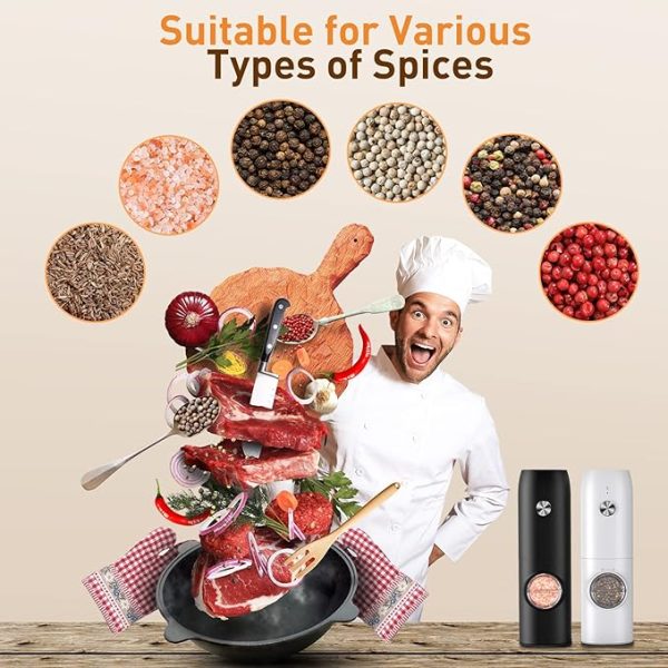 Electric Automatic Salt And Pepper Grinder Electric Automatic Salt And Pepper Grinder