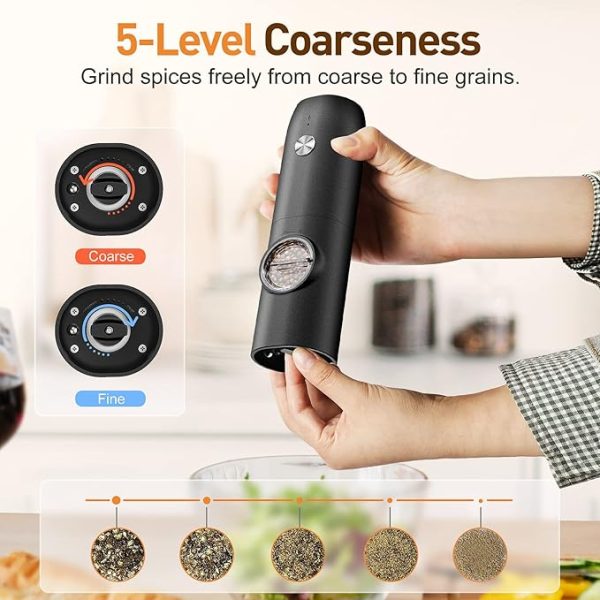 Electric Automatic Salt And Pepper Grinder Electric Automatic Salt And Pepper Grinder