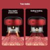Electric Cupping Massager Tool, Infrared Heated With 12 Levels Suction, Usb Rechargeable