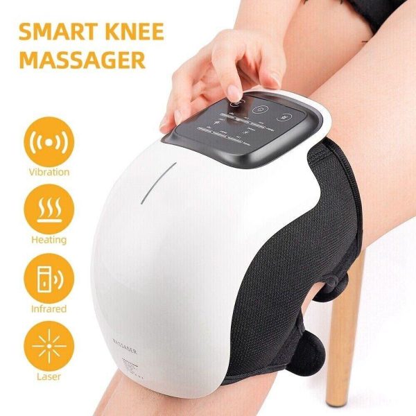 Electric Knee Massager Heated Therapy For Pain Relief Electric Knee Massager Heated Therapy For Pain Relief