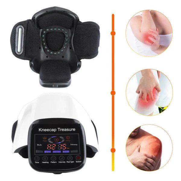 Electric Knee Massager Heated Therapy For Pain Relief Electric Knee Massager Heated Therapy For Pain Relief