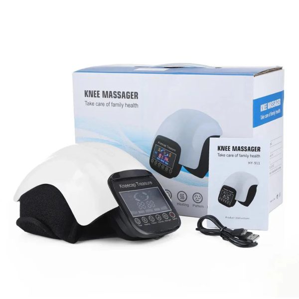 Electric Knee Massager Heated Therapy For Pain Relief Electric Knee Massager Heated Therapy For Pain Relief