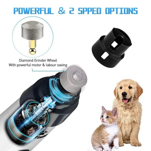 Electric Pet Nail Trimmer - USB Rechargeable Electric Pet Nail Trimmer - USB Rechargeable