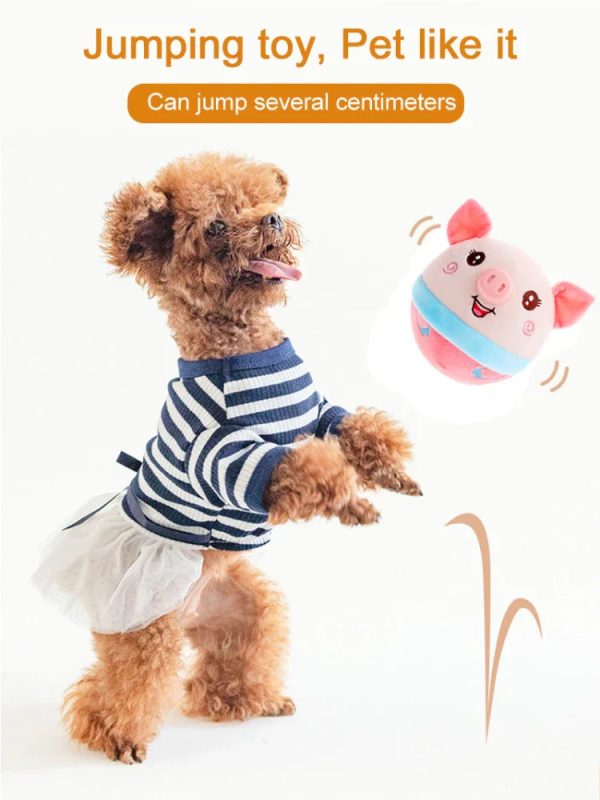 Electric Plush Toy Ball - Interactive Pet Toy for Dogs