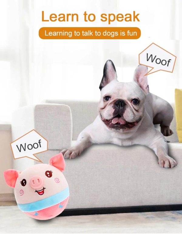 Electric Plush Toy Ball - Interactive Pet Toy for Dogs