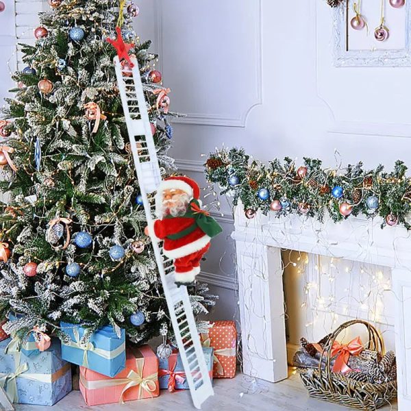 Electric Santa Climbing Ladder Electric Santa Climbing Ladder