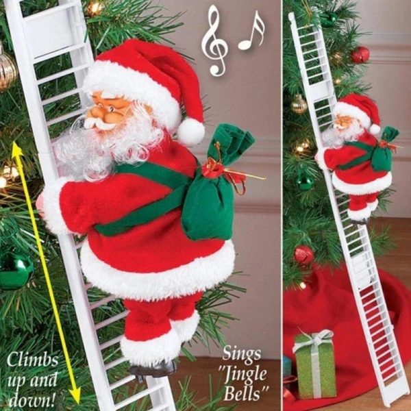 Electric Santa Climbing Ladder Electric Santa Climbing Ladder