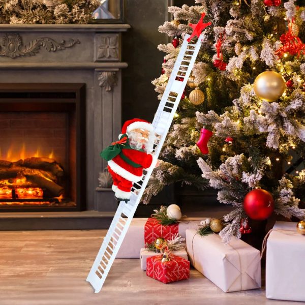 Electric Santa Climbing Ladder Electric Santa Climbing Ladder