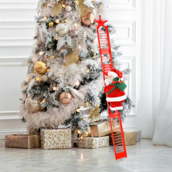 Electric Santa Climbing Ladder Electric Santa Climbing Ladder