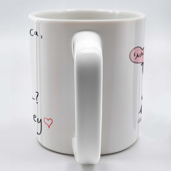 Elephant Design Will You Be My Godmother Love Custom Name - Personalized Custom Coffee Mug - FAM245_MG