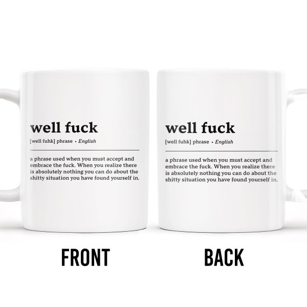 Embrace the Situation, Phrase to Accept and Move On - Personalized Custom Coffee Mug - COL061_MG