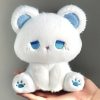 Emo Cat Plush Doll Cute Stuffed Toy Gift for Couples Emo Cat Plush Doll Cute Stuffed Toy Gift for Couples