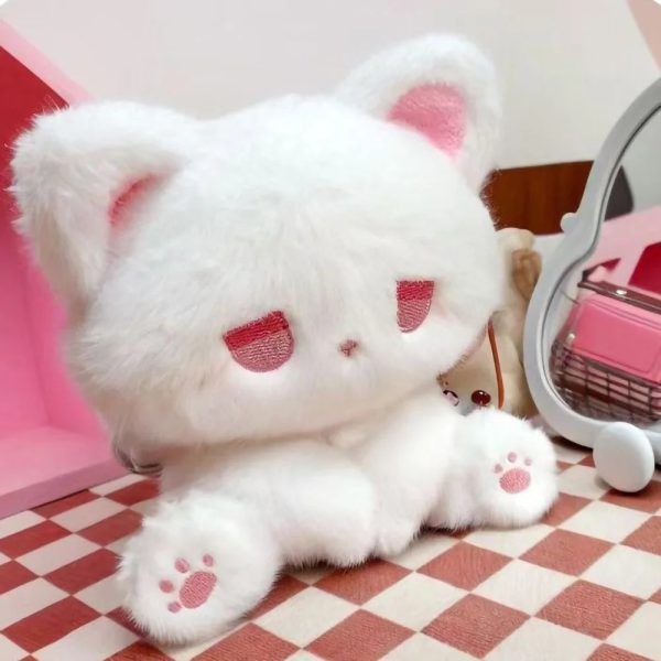 Emo Cat Plush Doll Cute Stuffed Toy Gift for Couples Emo Cat Plush Doll Cute Stuffed Toy Gift for Couples