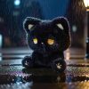 Emo Cat Plush Doll Cute Stuffed Toy Gift for Couples Emo Cat Plush Doll Cute Stuffed Toy Gift for Couples