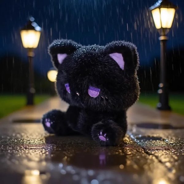 Emo Cat Plush Doll Cute Stuffed Toy Gift for Couples Emo Cat Plush Doll Cute Stuffed Toy Gift for Couples