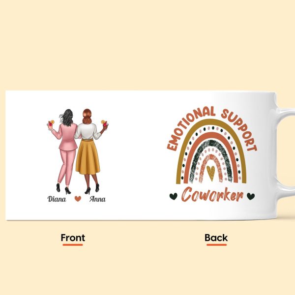 Emotional Support Coworker - Personalized Mug