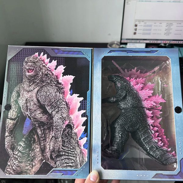 Empire King of the Monsters Godzilla Evolved Ver Pink Back Action Figure Empire King of the Monsters Godzilla Evolved Ver Pink Back Action Figure