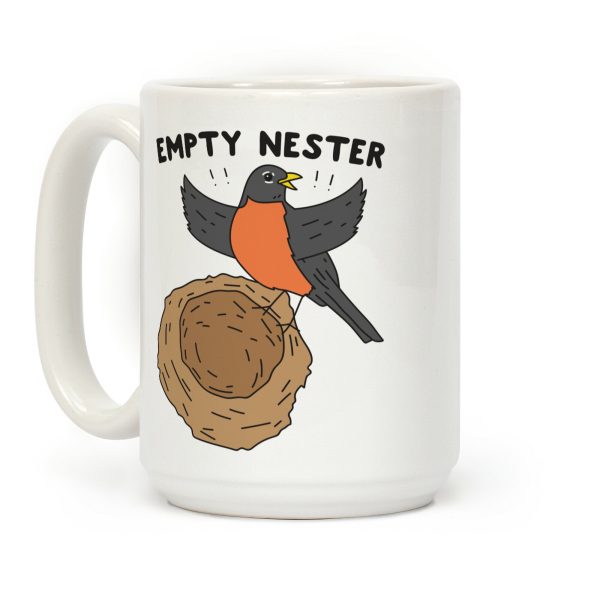 Empty Nester Happy Robin Coffee Mug Empty Nester Happy Robin Coffee Mug