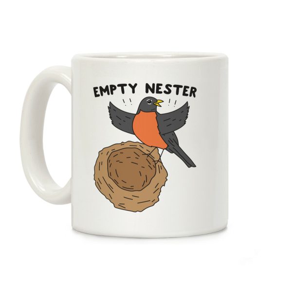 Empty Nester Happy Robin Coffee Mug Empty Nester Happy Robin Coffee Mug