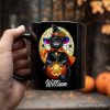 Enchanted Cat Witch Stained Glass Style Personalized Mug, Halloween Themed Gift with Custom Name Enchanted Cat Witch Stained Glass Style Personalized Mug, Halloween Themed Gift with Custom Name