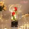 Enchanted Red Rose In Glass Dome Enchanted Red Rose In Glass Dome