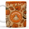 Enchanting Ghost and Pumpkin Themed Coffee Mug - Personalized Custom Coffee Mug - HALW067_MG Enchanting Ghost and Pumpkin Themed Coffee Mug - Personalized Custom Coffee Mug - HALW067_MG