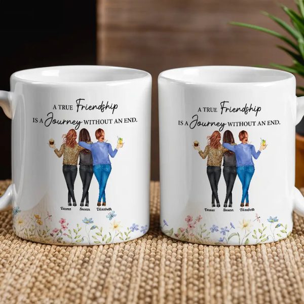 Enduring Friendship - Custom "It Takes a Long Time to Grow an Old Friend" White Ceramic Mug, Heartwarming Gift for Friends or Sisters Enduring Friendship - Custom "It Takes a Long Time to Grow an Old Friend" White Ceramic Mug, Heartwarming Gift for Friends or Sisters