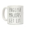 English Majors Get Lit Coffee Mug English Majors Get Lit Coffee Mug