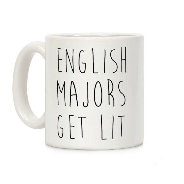 English Majors Get Lit Coffee Mug English Majors Get Lit Coffee Mug