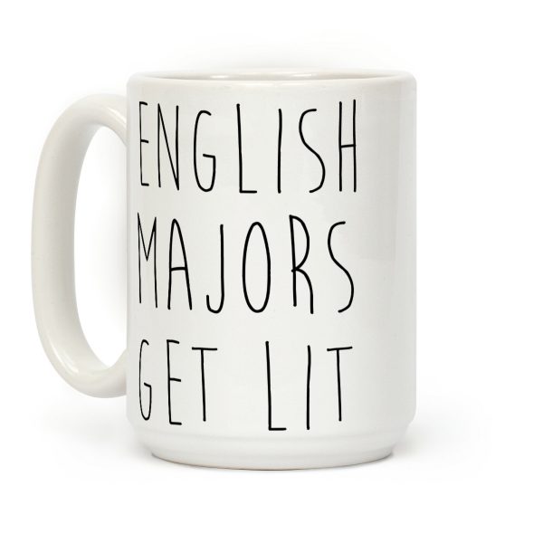 English Majors Get Lit Coffee Mug English Majors Get Lit Coffee Mug