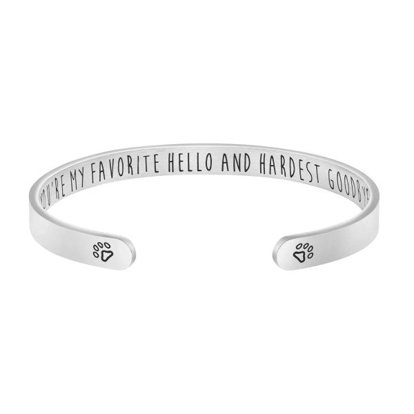 Engraved Couples Bracelet Bangle-Open Cuff with Heart & Letter Engraved Couples Bracelet Bangle-Open Cuff with Heart & Letter
