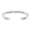 Engraved Couples Bracelet Bangle-Open Cuff with Heart & Letter Engraved Couples Bracelet Bangle-Open Cuff with Heart & Letter