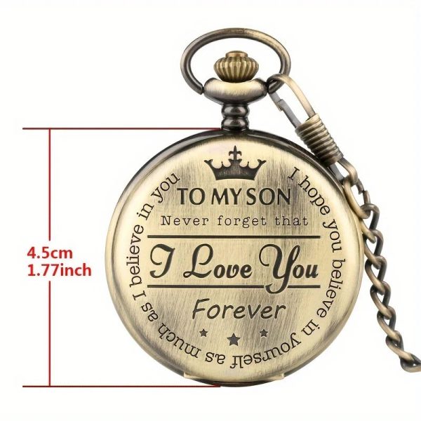 Engraved Vintage Pocket Watch Engraved Vintage Pocket Watch